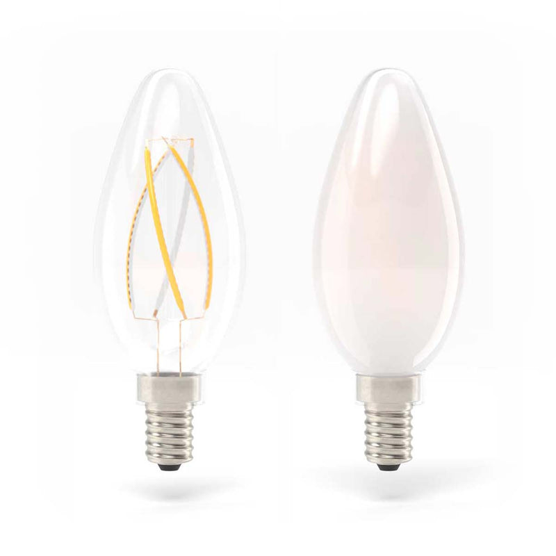 Radiance LED Bulb 4W (00W equivalent) B35/C35 Dimmable E12  - Prism One