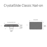 CrystalSlide Classic Nail-On 19mm (0.8 in) x 33mm (1.3 in)  - Prism One